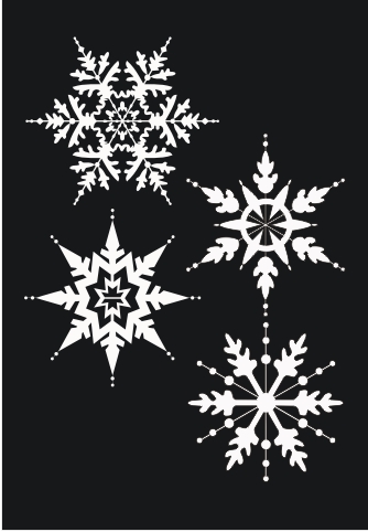 STU00112 Snowflakes - Click Image to Close